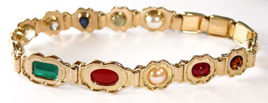 astrological gem bracelet or navaratna