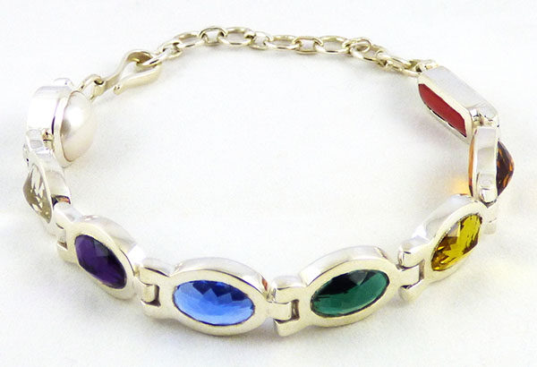 children's crystal healing bangle bracelet