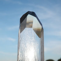 quartz healing crystal laboratory grown